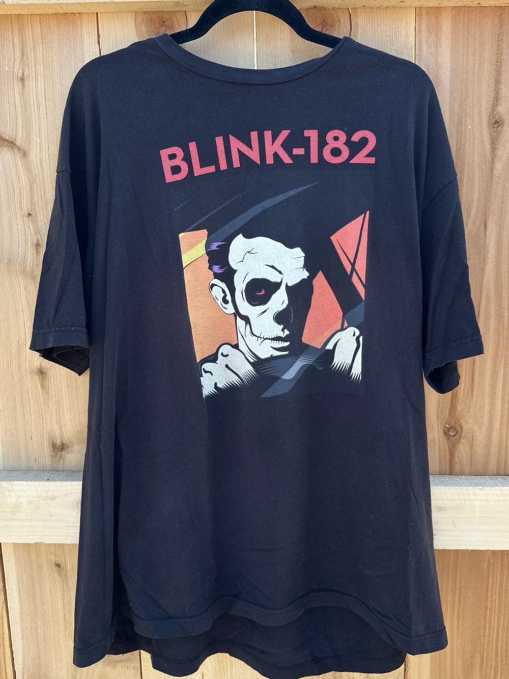 Tultex Black Blink-182 Graphic Tee with Red Logo